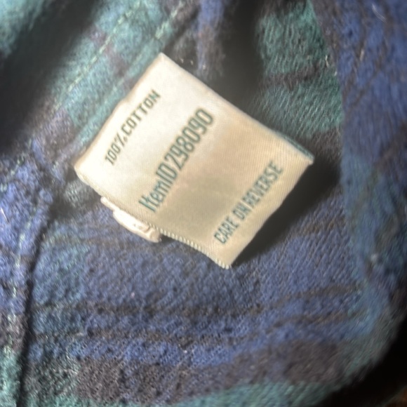 LL BEAN WOMENS FLANNEL SHIRT - Picture 8 of 8
